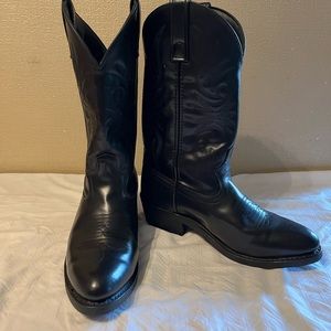 Laredo Black Leather Boots